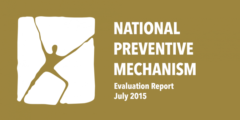 National Preventive Mechanism Evaluation Report July 2015 Görsel