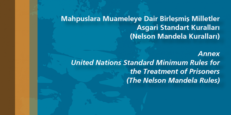 Nelson Mandela Kuralları - Mahpuslara Muameleye Dair Birleşmiş Milletler Asgari Standart Kuralları Görsel