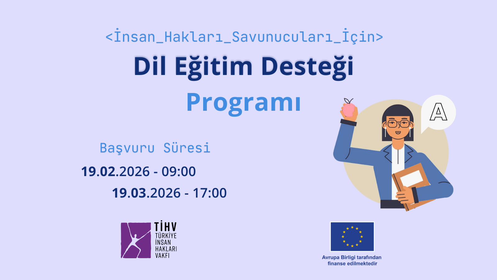 İnsan Hakları Savunucuları için Dil Eğitim Desteği Programı